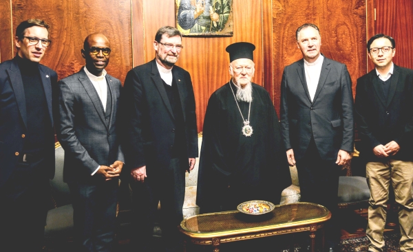 Treffen der Salesinaer mit dem Ökumenischen Patriarchen Bartholomäus I.