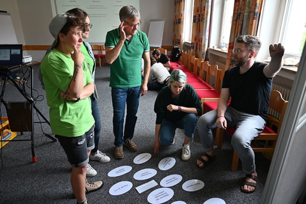 Workshop beim Demokratiefestival im Kloster Ensdorf