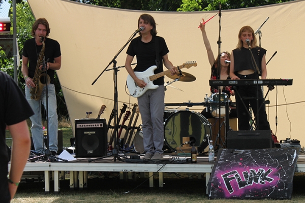 Die Bum Bum Band sorgte beim Don Bosco Sommerfestival für Stimmung